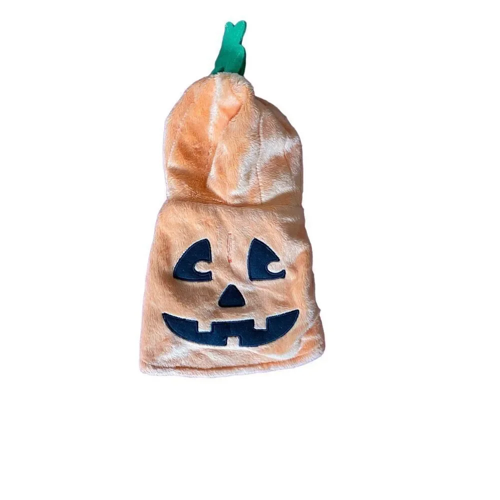 Claires dog pumpkin Halloween costume/coat size extra small